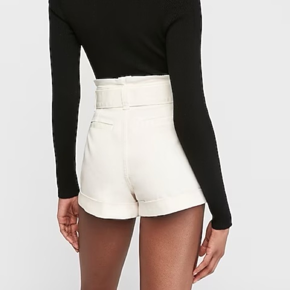 Express Shortie High Waist Shorts Size 6 - Picture 3 of 13